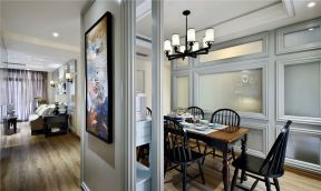 美式风格家庭餐厅吊灯设计效果图一览