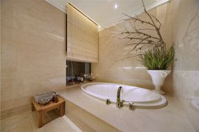欧式风格大户型浴室浴缸装修效果图2023