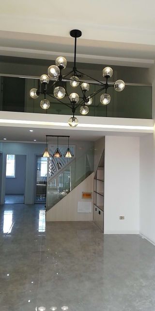 现代风格小复式室内吊顶灯具设计图一览