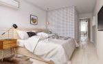 北欧风格60平米小户型卧室背景墙设计效果图