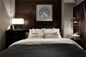 中式风格家庭小卧室创意灯具设计效果图