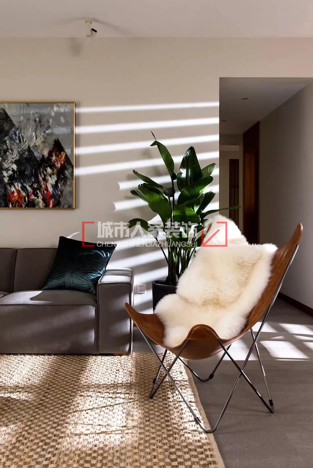 142平米简约风格四居室客厅休闲椅子设计图片