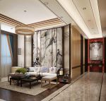 中式风格家装客厅沙发背景墙图片一览