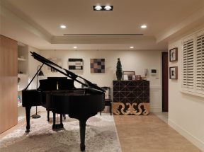  2020家庭钢琴房装修效果图 钢琴房装修图 
