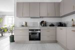 北欧风格转角厨房整体橱柜设计装修图片