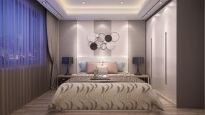 现代风格家庭卧室白色衣柜设计效果图大全