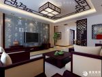 万达one168㎡新中式四居室装修案例
