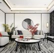 中式新房客厅沙发摆放装修图片赏析