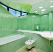 现代风格绿色家居卫生间装饰设计图片