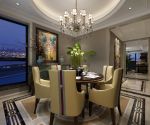 新古典风格258平米别墅餐厅餐桌椅装修效果图