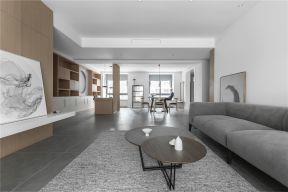 简约风格152平米三居室客厅灰色沙发设计图片