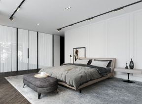  2020简约时尚卧室设计图 卧室床尾凳效果图 2020卧室床尾凳效果图欣赏 
