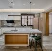 新房别墅开放式厨房装修设计图片2023