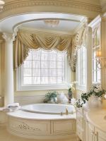 奢华欧式风格浴室大浴缸设计图片