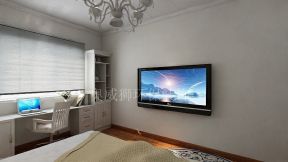 2023现代风格家居卧室电视墙设计效果图