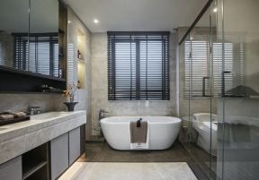 2020卫生间浴缸装修图片欣赏 卫生间浴缸设计 卫生间浴缸效果图
