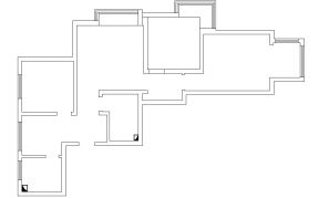 103平方米三居室房子戶型設計圖