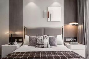 140平米现代简约风格平层卧室设计效果图片