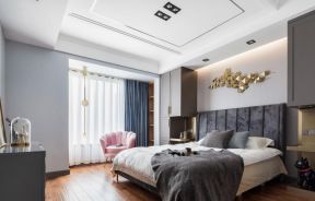  2020卧室木地板效果图大全 简约美式卧室效果图  简约美式卧室装修图片