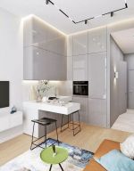 小户型单身公寓样板房室内装修设计