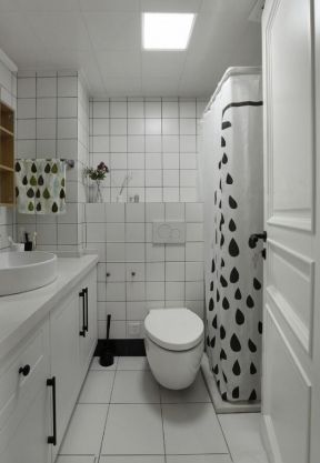 单身公寓样板房卫生间北欧风格装修