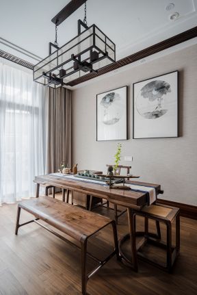 中式茶室装修效果图 现代中式茶室设计