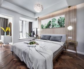 北欧风格81平米家庭卧室装修效果图一览