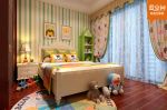 90平米二居室简欧风格儿童卧室装修效果图