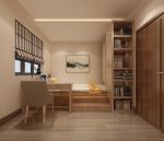 150平米三居室现代简约风格书房榻榻米设计效果图