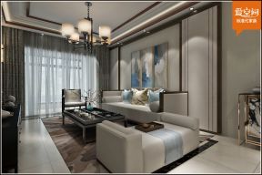 2020新中式客厅灯具效果图 新中式客厅沙发 