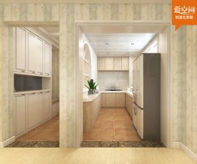 110平米简约欧式风格三居室厨房装潢效果图