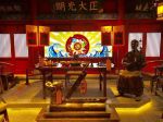 中式风格668平米火锅店大厅个性装饰实景图