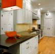 2023别墅家庭开放式厨房木地板设计图片
