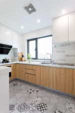 北欧风格93平米二居室厨房橱柜设计图片