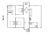 186平米普通三居室户型设计图