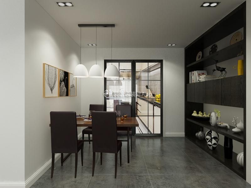 140平米現(xiàn)代簡(jiǎn)約風(fēng)格四居室餐廳吊燈家裝效果圖