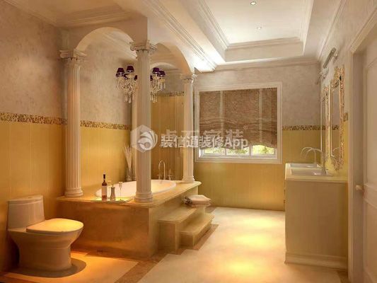 420平米欧式风格自建别墅浴室装修效果图