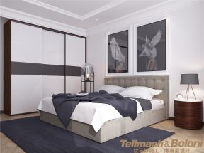 200平米现代风格别墅卧室装修效果图