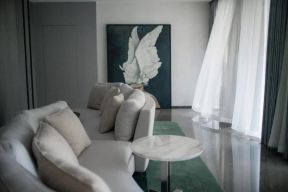 现代风格1100平米双拼别墅客厅设计图片