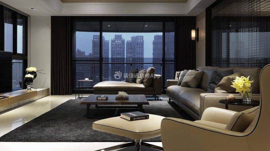 简约现代风格客厅装修效果图 现代风格客厅沙发 