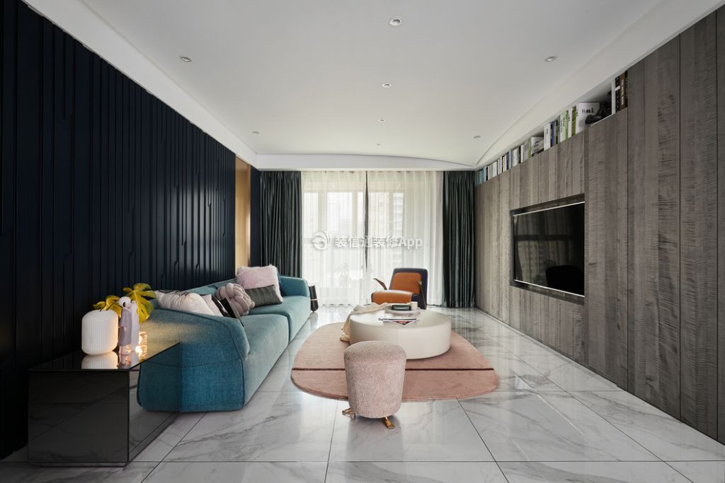 149平米房子客厅沙发颜色搭配装修图片赏析