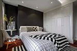 123平米欧式风格黑白卧室装修效果图