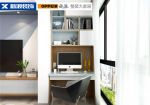 2023現(xiàn)代風(fēng)格三居室住宅陽臺書房裝潢效果圖