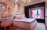 样板房室内儿童卧室粉色装修设计效果图