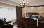 贵阳洋房别墅美式卧室实木床装修设计