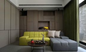 123平米四室两厅现代风格组合沙发装修图片