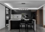 186平米现代风格厨房吧台装修效果图