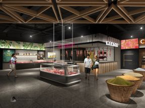 8650平米精品超市肉食區(qū)裝修效果圖