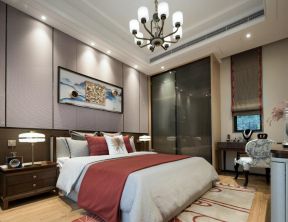 现代中式风格卧室床头柜设计案例欣赏2023