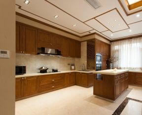 2020中式风格厨房装修效果图 现代中式风格厨房装修设计
